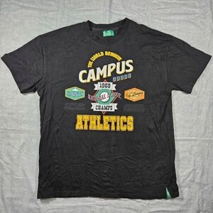 Campus Goods Mens Athletics 1969 National League Champs Graphic T-Shirt Black XL